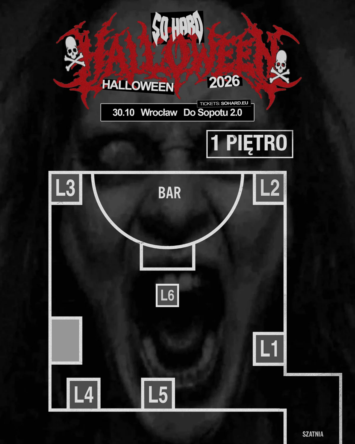 REZERWACJE - HALLOWEEN | WROCŁAW 30.10.2026 1 PIĘTRO - obrazek 1