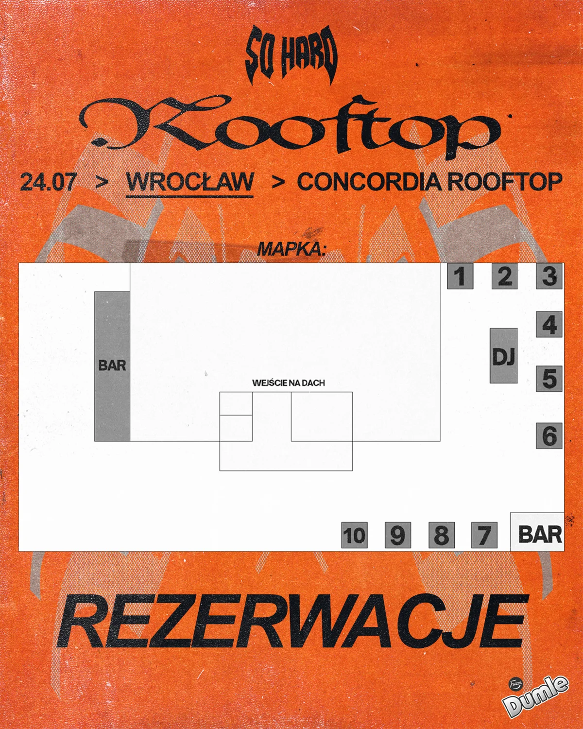 REZERWACJE - ROOFTOP / Wrocław 24.07, Concordia Design - obrazek 1