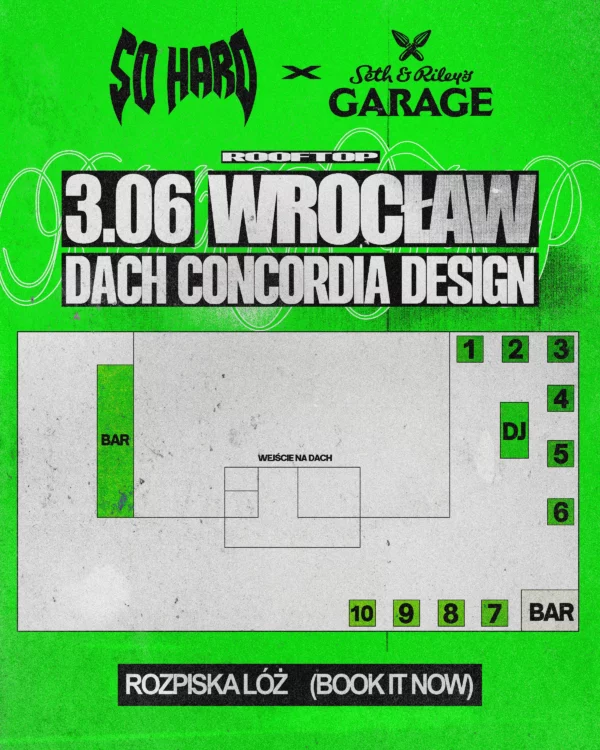 REZERWACJE - ROOFTOP | Wrocław 03.06 Concordia Design