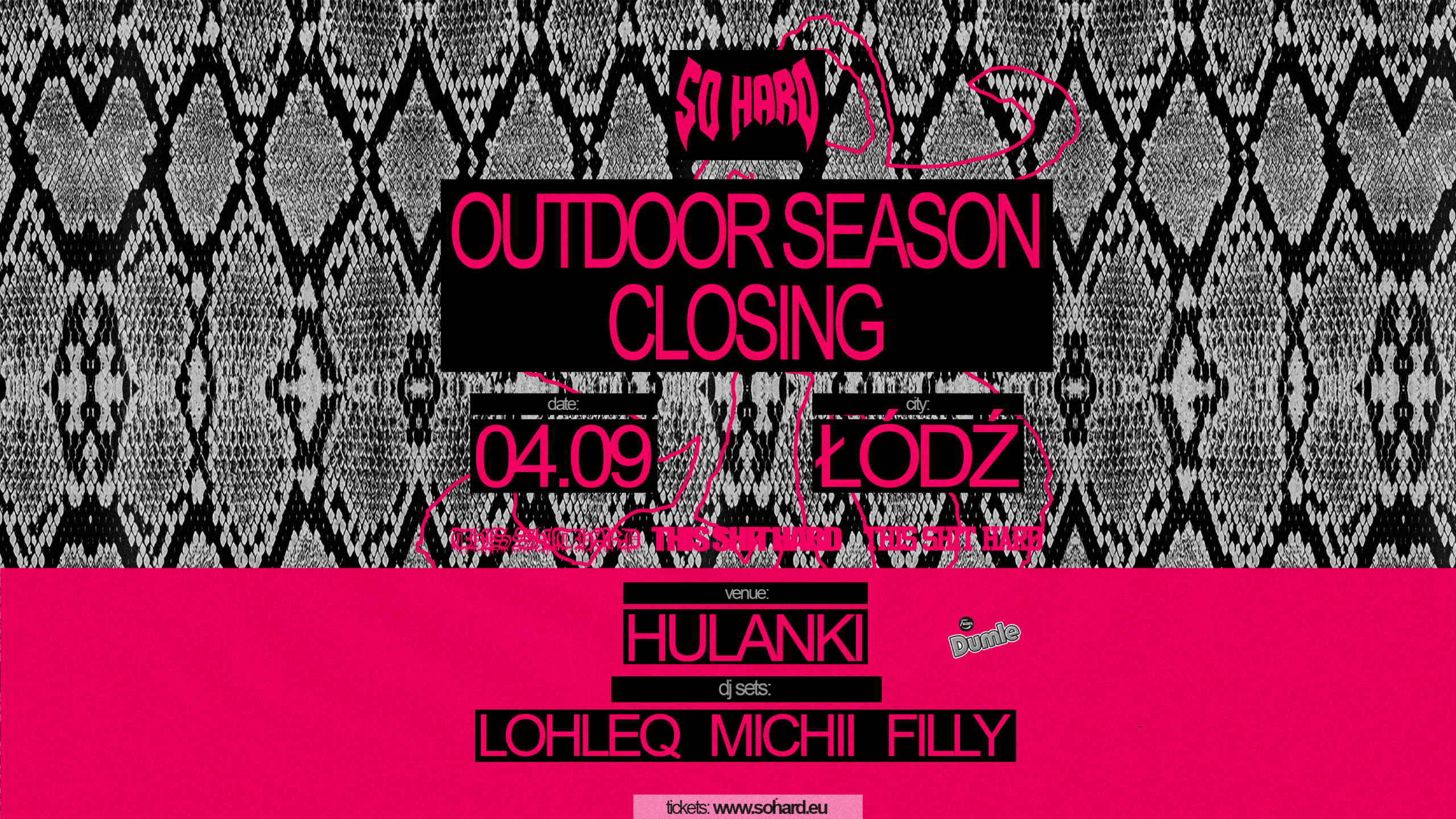 SO HARD: OUTDOOR SEASON CLOSING
