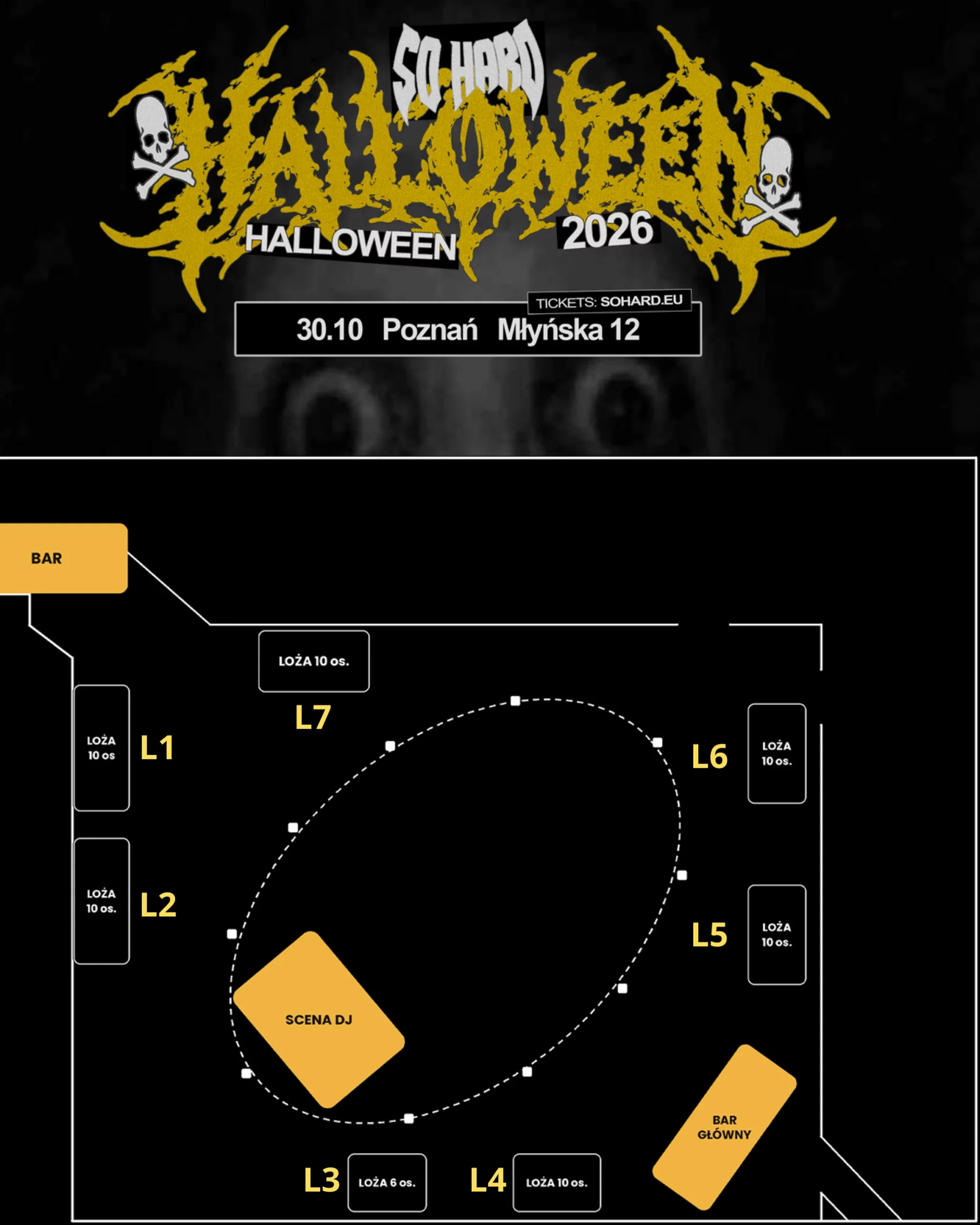 REZERWACJE - HALLOWEEN | POZNAŃ 30.10.2026 - obrazek 1